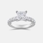 Princess cut diamond engagement rings