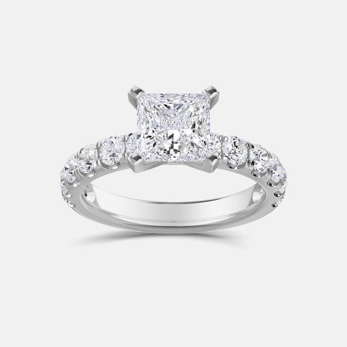 Princess cut diamond engagement rings